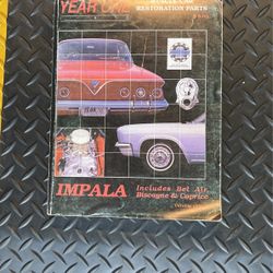Impala restoration parts book