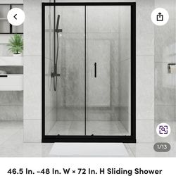 46.5 In. -48 In. W × 72 In. H Sliding Shower
