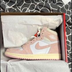 Washed Pink Jordan 1