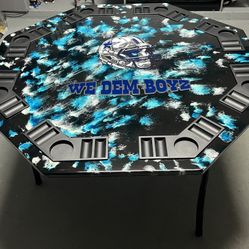 Custom Epoxy Poker Table