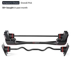 Bowflex Adjustable Curl And Straight Bar