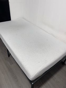 Twin bed & twin frame