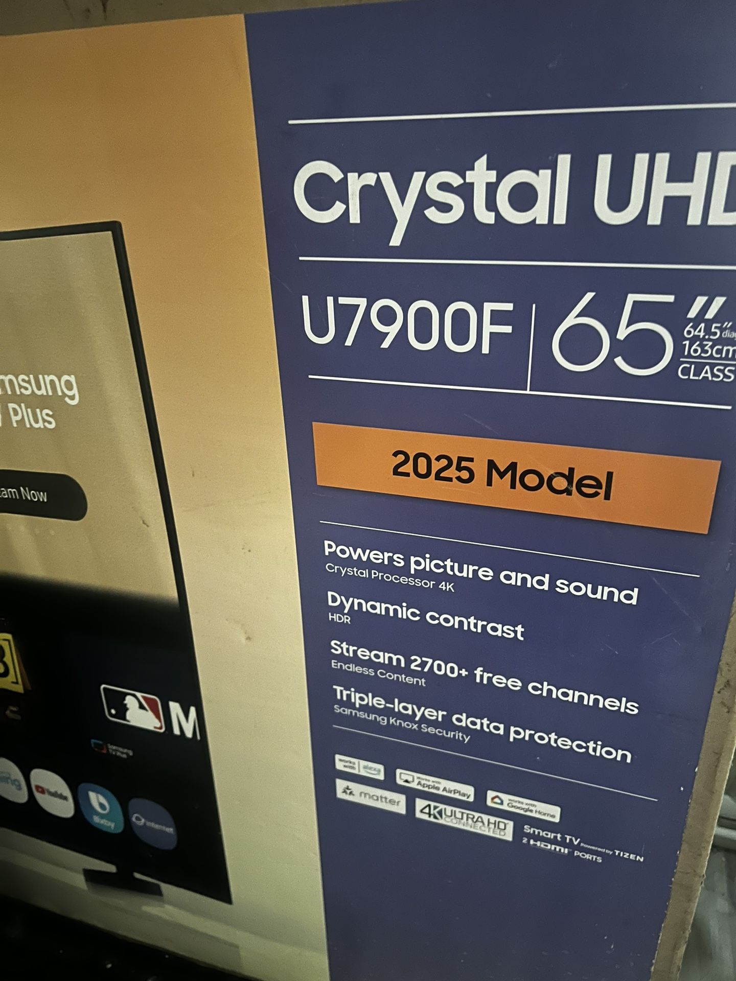 65 Inch Samsung Smart Tv. New In Box