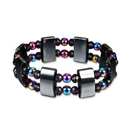 GORGEOUS HEMATITE BRACELET METAPHYSICAL 