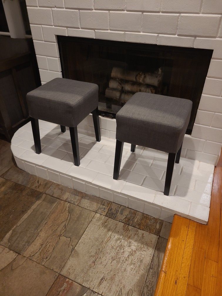 2 Ikea Pouffe Stools