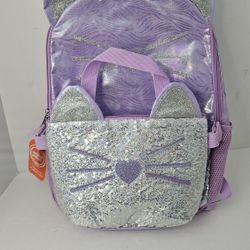 Wonder Nation 2pc Kitten Backpack Set W Lunch Bag 