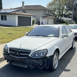 Mercedes Benz AMG 55k M113k Body Part Out Bumpers Side Skirt M112k Intake System Kit Panel Part Out S55 C32 W203 S C Class W220 Headlights Taillight