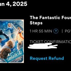 Fantastic 4 IMAX  4 Movie Tickets