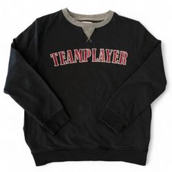 Vintage Black Zara Boys Premium Athletic Crewneck Sweatshirt 