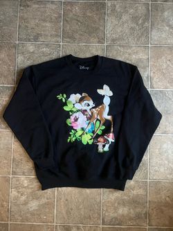 Disney Bambi Floral Graphic Crewneck Sweatshirt