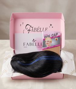 🔥 Special Offer – Black & Blue Wig for Women