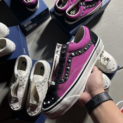 Pink Pearlized Vans 