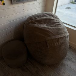 Love Sac With Ottoman 