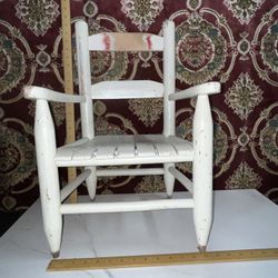 Antique Wood  Child’s Chair 