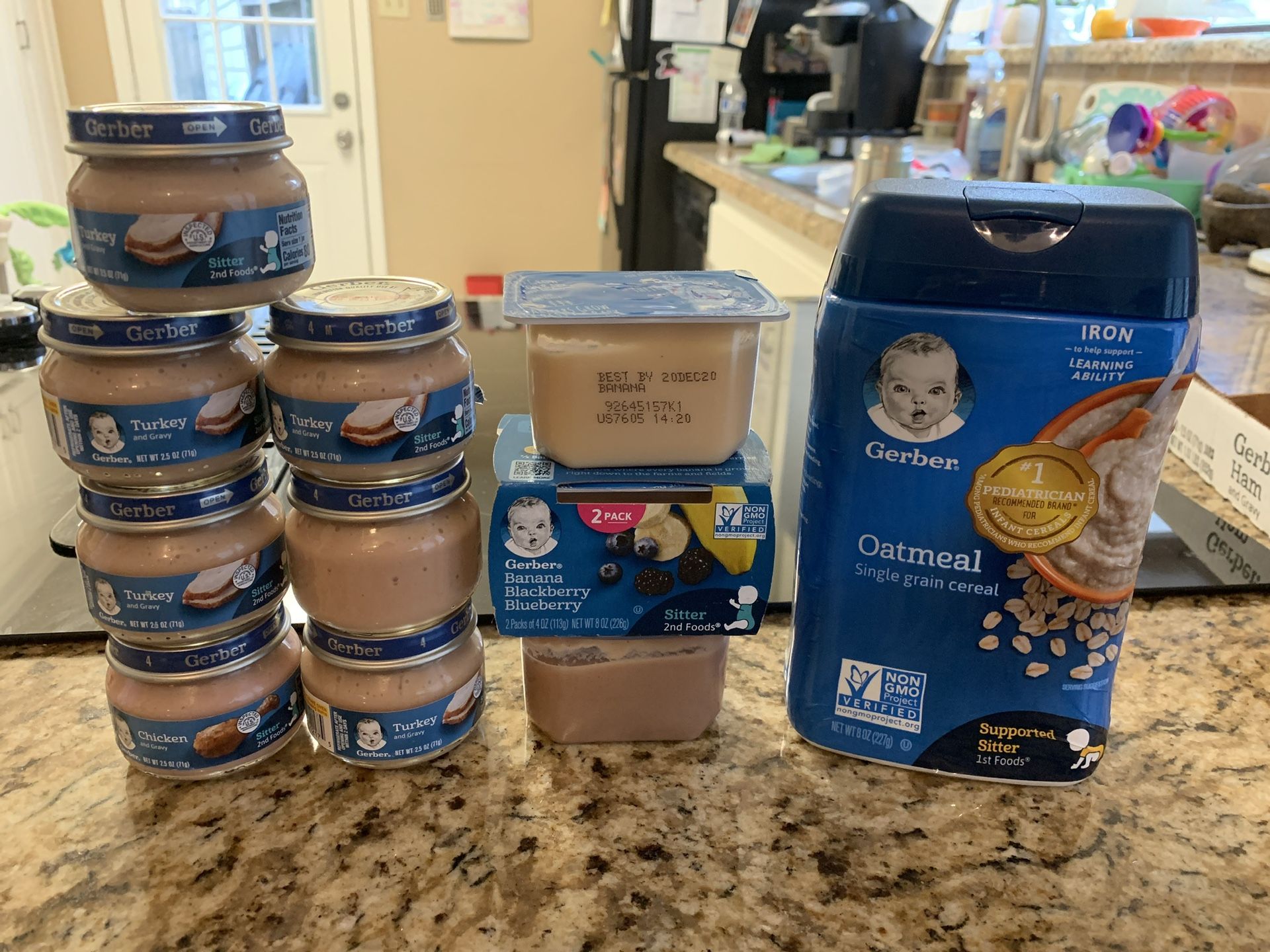 Baby food and formula for milk allergies