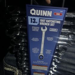 Quinn 13 Pc Ratcheting Wrenches Brand N