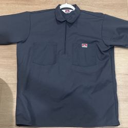 Mens Charcoal Ben Davis Shirt Large