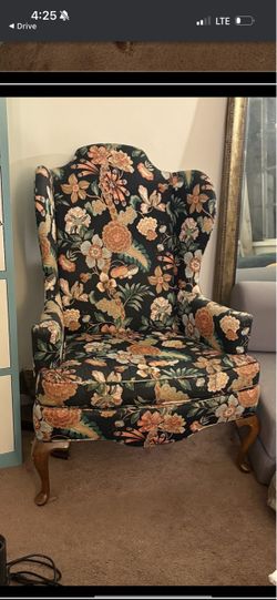 Floral chair