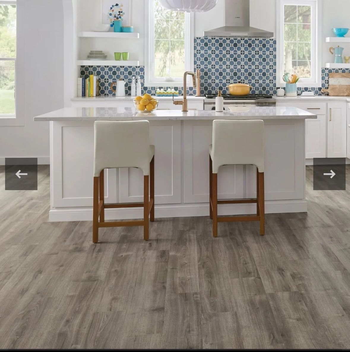 Mohawk Home Bay Bridge Oak Waterproof Rigid Vinyl Flooring