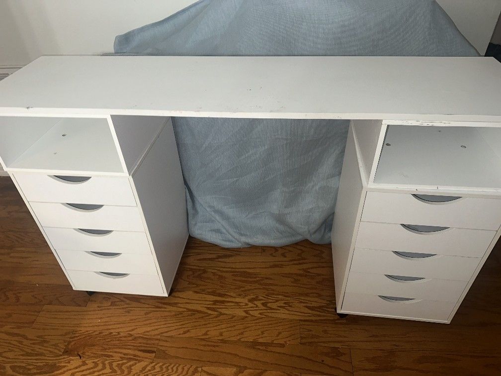 Night Stands, Desk, Manicure Table. Modular Mobile Chest by Simply Tidy™