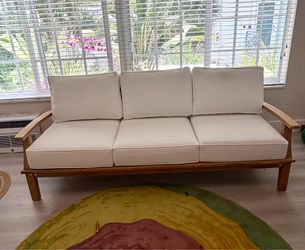 Teak Wood 3 seater sofa outdoor indoor
