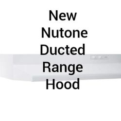 30" New Ducted Nutone Range Hood