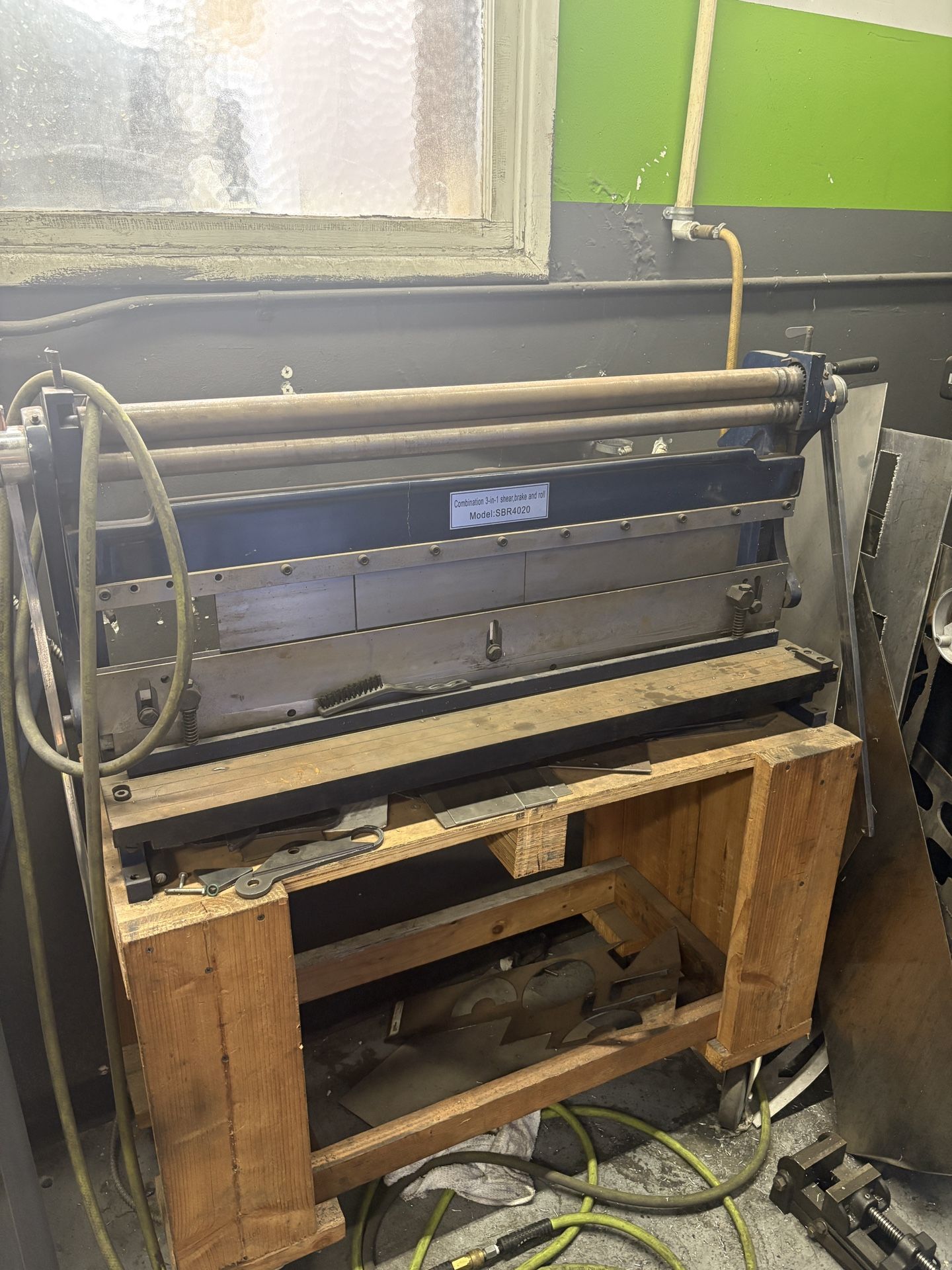 Sbr4020 20 Gauge Shear Brake And Roller Sheet Metal Tool 