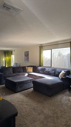 Large Sectional with ottoman