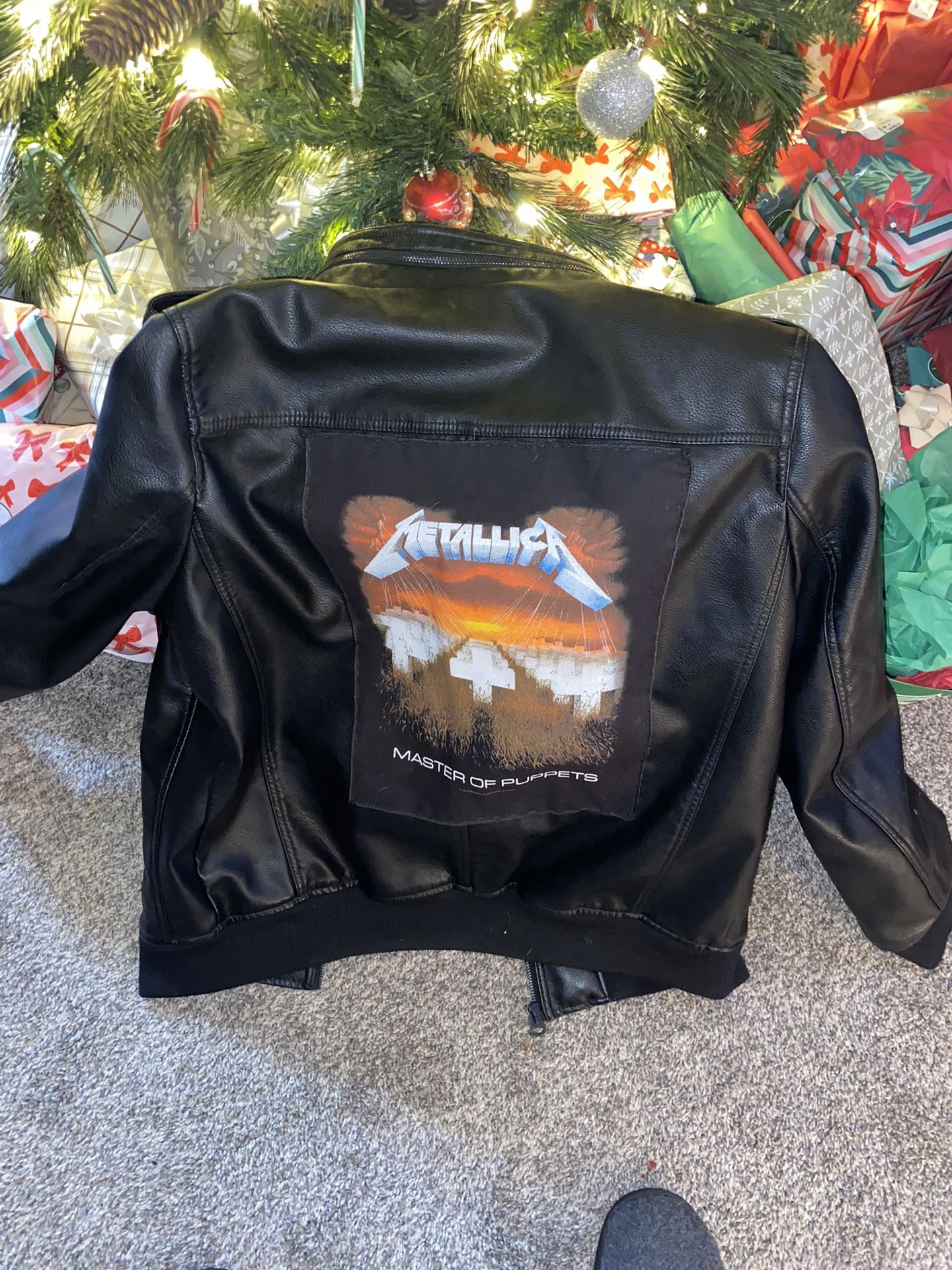 Leather (real) Levi’s Metallica Bomber Jacket 