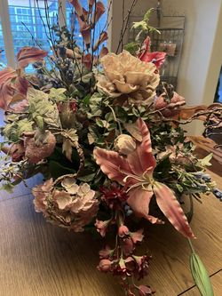 Large Artificial Flower Arrangement 