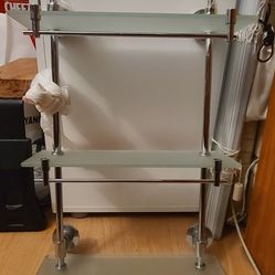 3 Tier Glass Bathroom Wall Shelf