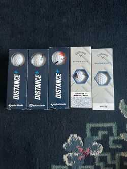 15 Golf Balls – TaylorMade Distance+ & Callaway Supersoft – Used/Great Condition