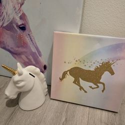 Girls Unicorn Themed Room Decor