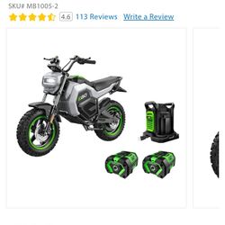 Ego E bike Brand New 2 Batteries And Charger