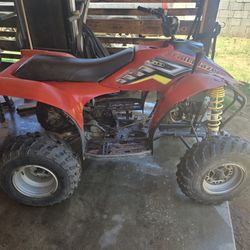 05 Polaris 250 Quad Atv  Rolling Chasis W/ Pink
