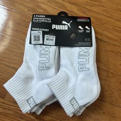 NWT PUMA women quarter crew socks 6 pairs