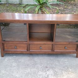 Solid Wood Entertainment Center DELIVERY AVAILABLE 