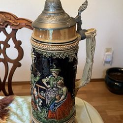 Vintage 70’s Gerz West Germany Beer Stein 14”