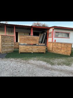 Rustic Wood Bedroom Set king size