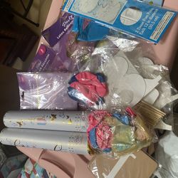 Gender Reveal Popper And Decorations FOR BOY
