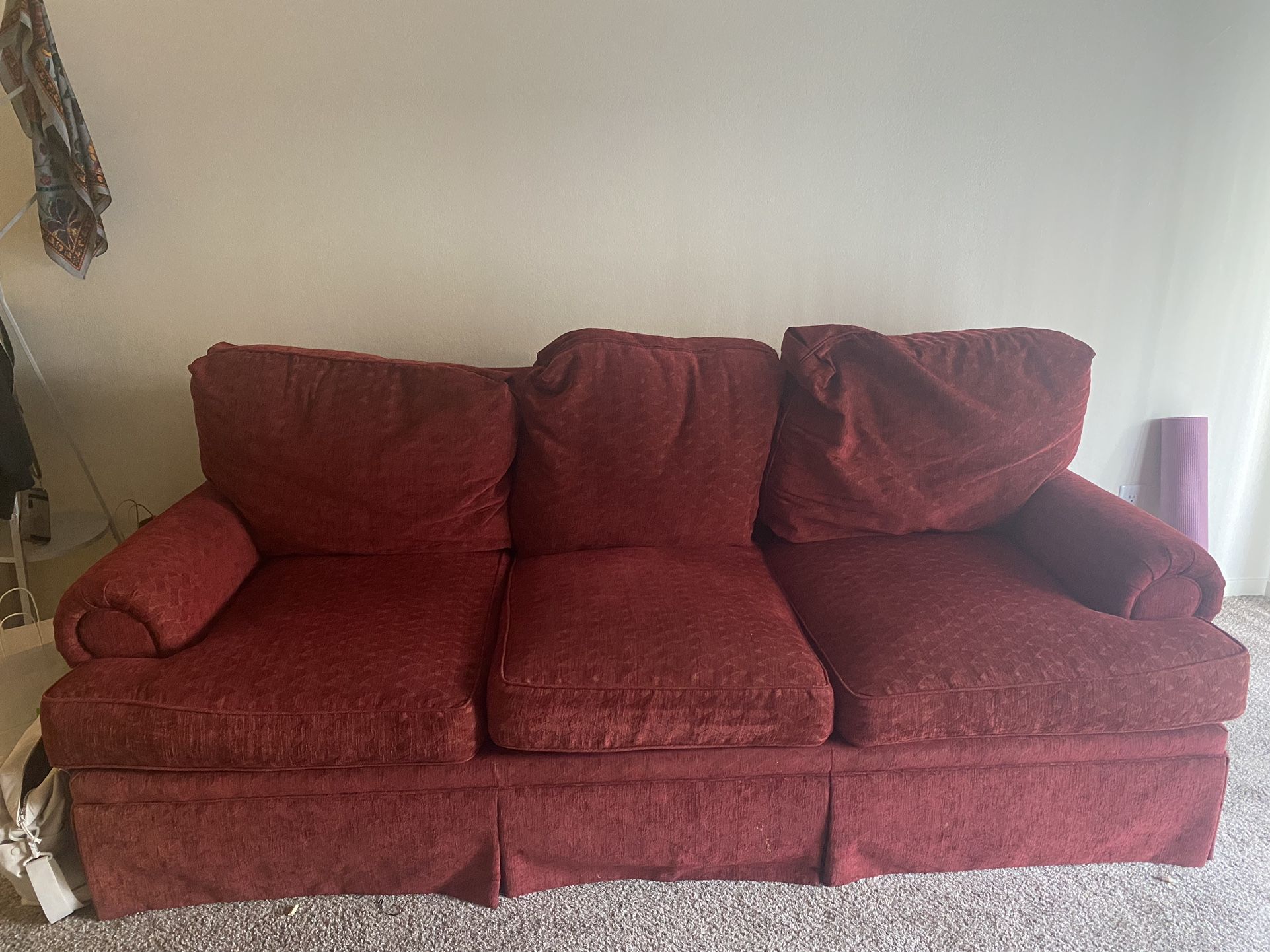 Traditions Red Couch
