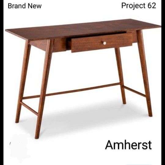 Brand New Project 62 Amherst Wood Console Table Or Writting Desk