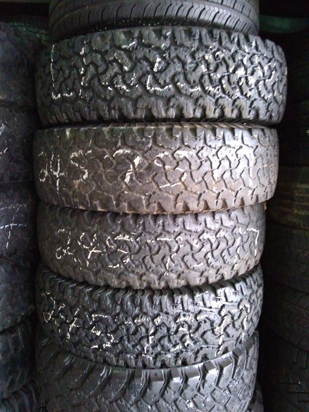 Used tires. 245. 75. 17