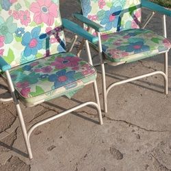 Vintage Grandma Beach Chairs