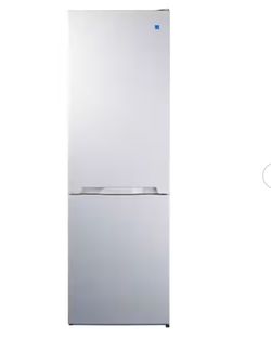 24 in. 11.7 cu. ft. Bottom Freezer Refrigerator in White, Energy star