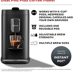 Instant pot 3 In 1 Coffee Maker 