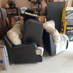 Sectional With Sleeper And Recliner 