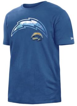 Los Angeles Chargers New Era Blue T Shirt Mens Medium New Ink Dye Logo
