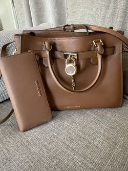 MK Brown Tote W/wallet