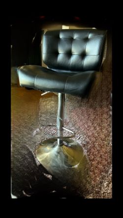 Black High Top Chair 